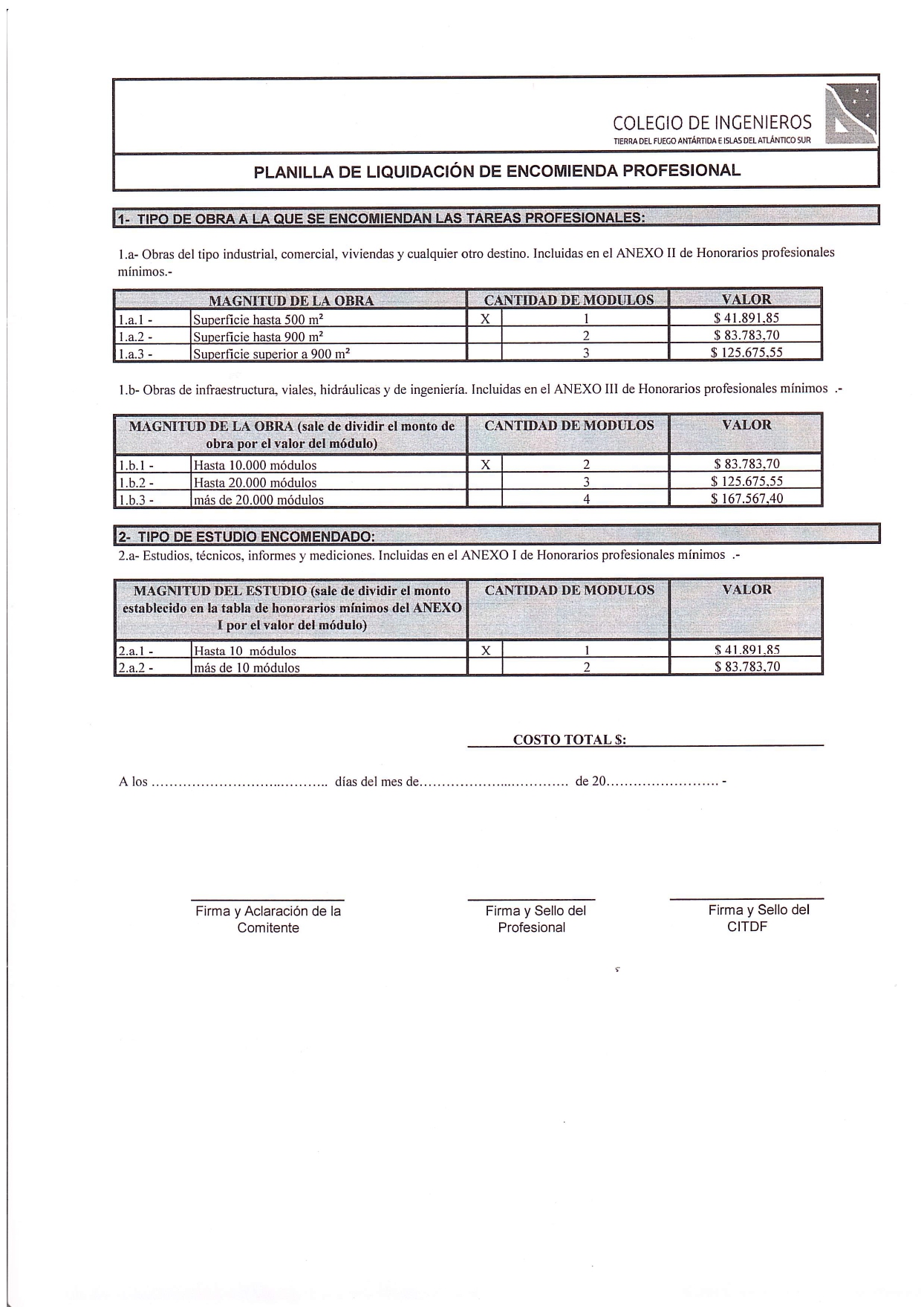 Actualización en la Valorización de Encomiendas para el Departamento de Civiles y Afines